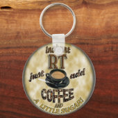 INSTANT RT RADIOLOGY TECH XRAY - KAFFEE hinzufügen Schlüsselanhänger (Vorderseite)