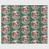 Instant Santa! Fügen Sie einfach Ihr Gesicht hinzu Geschenkpapier (Flach)