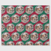 Instant Santa! Fügen Sie einfach Ihr Gesicht hinzu Geschenkpapier (Flach)