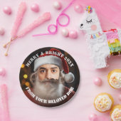 Instant Santa! Fügen Sie einfach Ihr Gesicht hinzu Pappteller (Party)