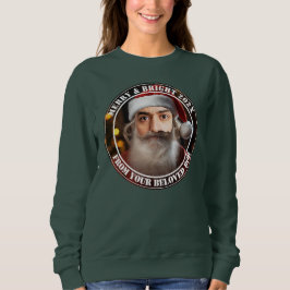 Instant Santa! Fügen Sie einfach Ihr Gesicht hinzu Sweatshirt