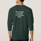 Instant Santa! Fügen Sie einfach Ihr Gesicht hinzu Sweatshirt (Rückseite)