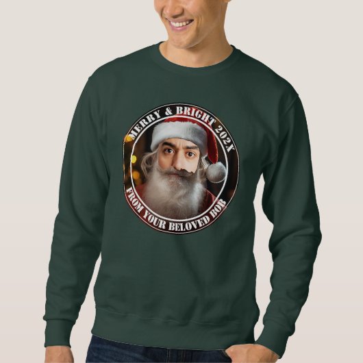 Instant Santa! Fügen Sie einfach Ihr Gesicht hinzu Sweatshirt (Vorderseite)