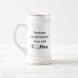 Instant Scientist einfach Kaffee hinzufügen Bierglas