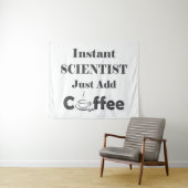 Instant Scientist einfach Kaffee hinzufügen Wandteppich (Beispiel (Horizontal))