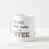 Instant-Trombone-Lehrer einfach Kaffeemusik hinzuf Kaffeetasse (Vorderseite Links)
