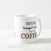 Instant Trumpet-Lehrer einfach Kaffee-Musik hinzuf Kaffeetasse (VorderseiteRechts)