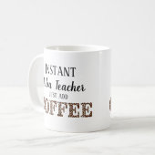 Instant-Tuba-Lehrer einfach Kaffeemusik hinzufügen Kaffeetasse (Vorderseite Links)