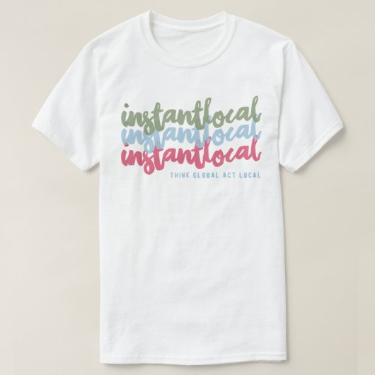 InstantLocal 3x T-Shirt (Design vorne)