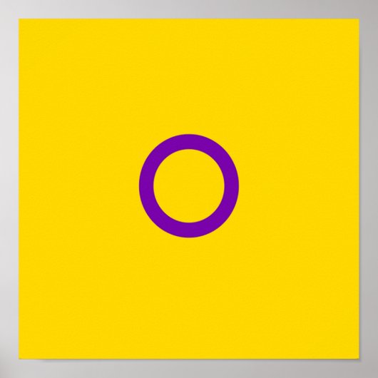 Instersex Flag Poster (Vorne)