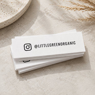 Instgram Geschäftskarten Benutzerdefinierte IG-H Mini Visitenkarte