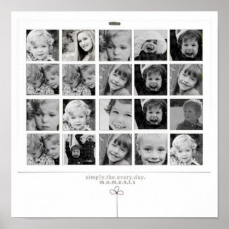 Instgramm-Foto-Collage Poster