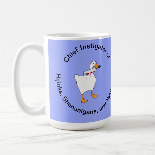 Instigator of Hijinks Kaffeetasse (Links)