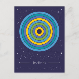 Instinkt Postkarte