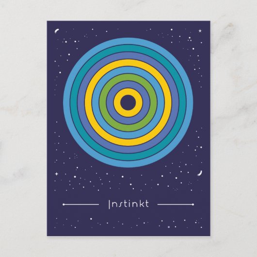 Instinkt Postkarte (Vorderseite)