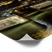 Institut de France und Pont des Arts - Paris Poster (Ecke)