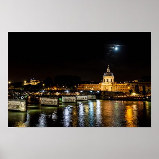 Institut de France und Pont des Arts - Paris Poster (Vorne)
