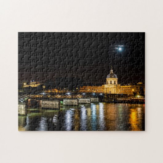 Institut de France und Pont des Arts - Paris Puzzle (Horizontal)