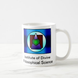 Institut der göttlichen philosophischen kaffeetasse