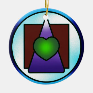 Institut der göttlichen philosophischen keramikornament