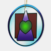 Institut der göttlichen philosophischen keramikornament (Links)