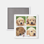Instragram Foto Hundeschleifmagnete Magnet (Vorderseite/Rückseite)
