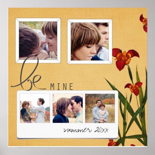 Instraktionkoppler für Foto-Collage Poster (Vorne)