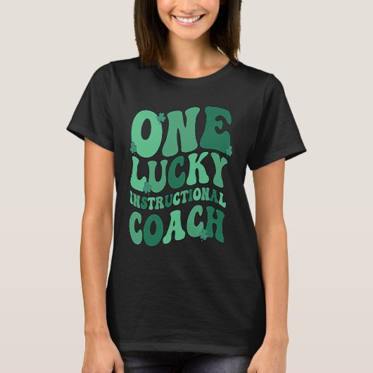 Instructional Coach St Patrick's Day Instructional T-Shirt (Vorderseite)