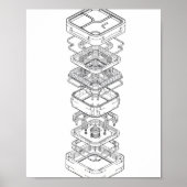 Instructional Design: Modular Machine Assembly Poster (Vorne)