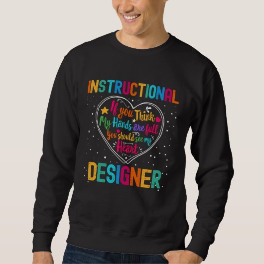 Instructional Designer Appreciation Week Back to S Sweatshirt (Vorderseite)