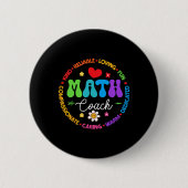 Instructional Math Coach Crew Back To School Match Button (Vorderseite)