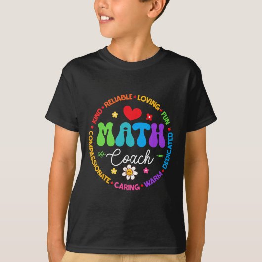 Instructional Math Coach Crew Back To School Match T-Shirt (Vorderseite)