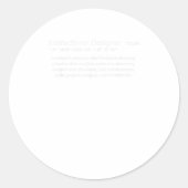 Instructioner-Designer definiert Runder Aufkleber (Vorderseite)