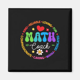 Instruktions-Mathematik-Coach-Crew Zurück-zur-Schu Magnet