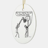 Instrument Basketball Keramikornament (Links)