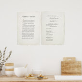 Instrument der Kapitulation für Japan im Zweiten W Poster (Küche)