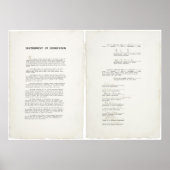 Instrument der Kapitulation für Japan im Zweiten W Poster (Vorne)