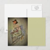 Instrument für die weibliche Wiedergabe Postkarte (Vorne/Hinten)