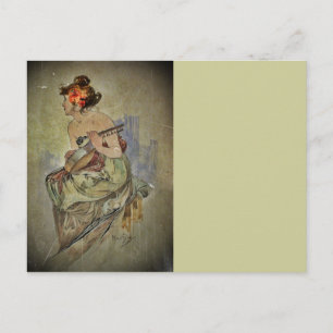 Instrument für die weibliche Wiedergabe Postkarte