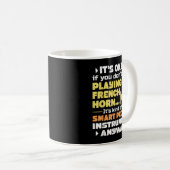 Instrument für intelligente Menschen - Französisch Kaffeetasse (VorderseiteRechts)