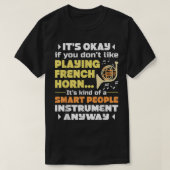 Instrument für intelligente Menschen - Französisch T-Shirt (Design vorne)
