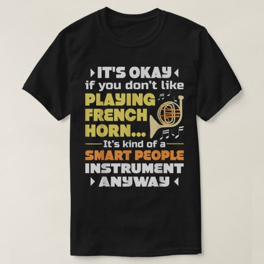Instrument für intelligente Menschen - Französisch T-Shirt (Design vorne)