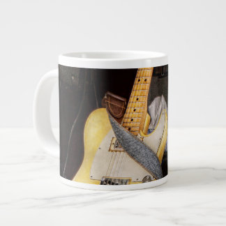 Instrument - Gitarre - Spiel in einer Band Jumbo-Tasse