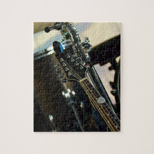 Instrument-Musik trommelt Gitarren-Musikinstrument Puzzle (Vertikal)