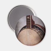 Instrument - String - Ein typisches Banjo Magnet (Vorderseite/Rückseite)