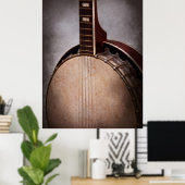 Instrument - String - Ein typisches Banjo Poster (Heimbüro)