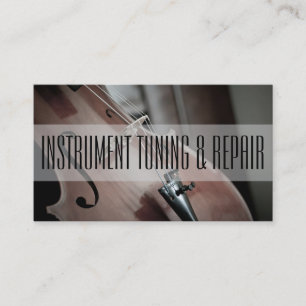 Instrument Tuning & Repair Music Instructor Visitenkarte