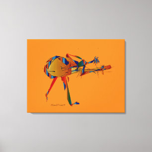 Instrumentalist Leinwanddruck