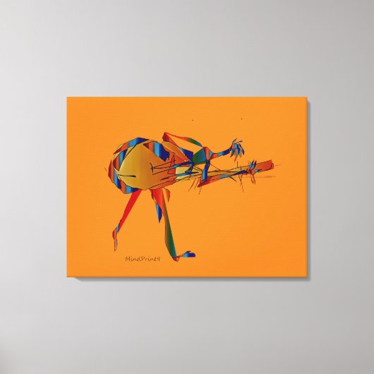 Instrumentalist Leinwanddruck (Vorderseite)