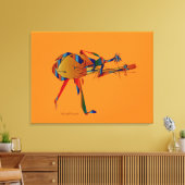 Instrumentalist Leinwanddruck (Insitu (Wohnzimmer))